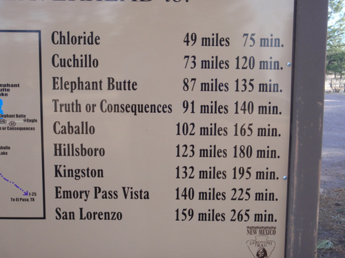 Relative Distances (for motorized vehicles).